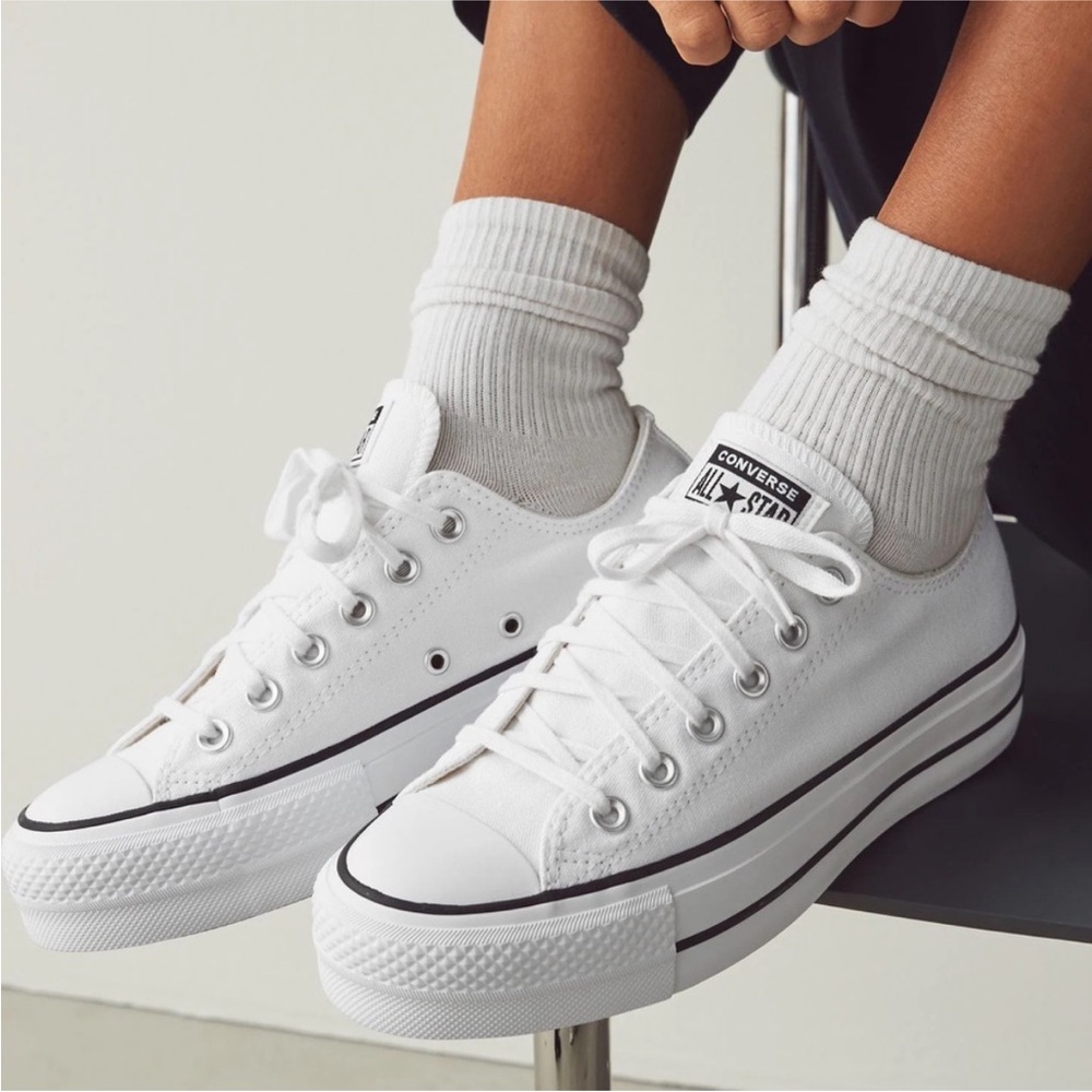 Converse All Star Womens Platform Low Top Canvas 560251F - Picture 1 of 6